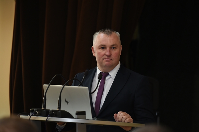 Priešgaisrinės apsaugos ir gelbėjimo departamento direktoriaus pavaduotojas Saulius Tamulevičius.